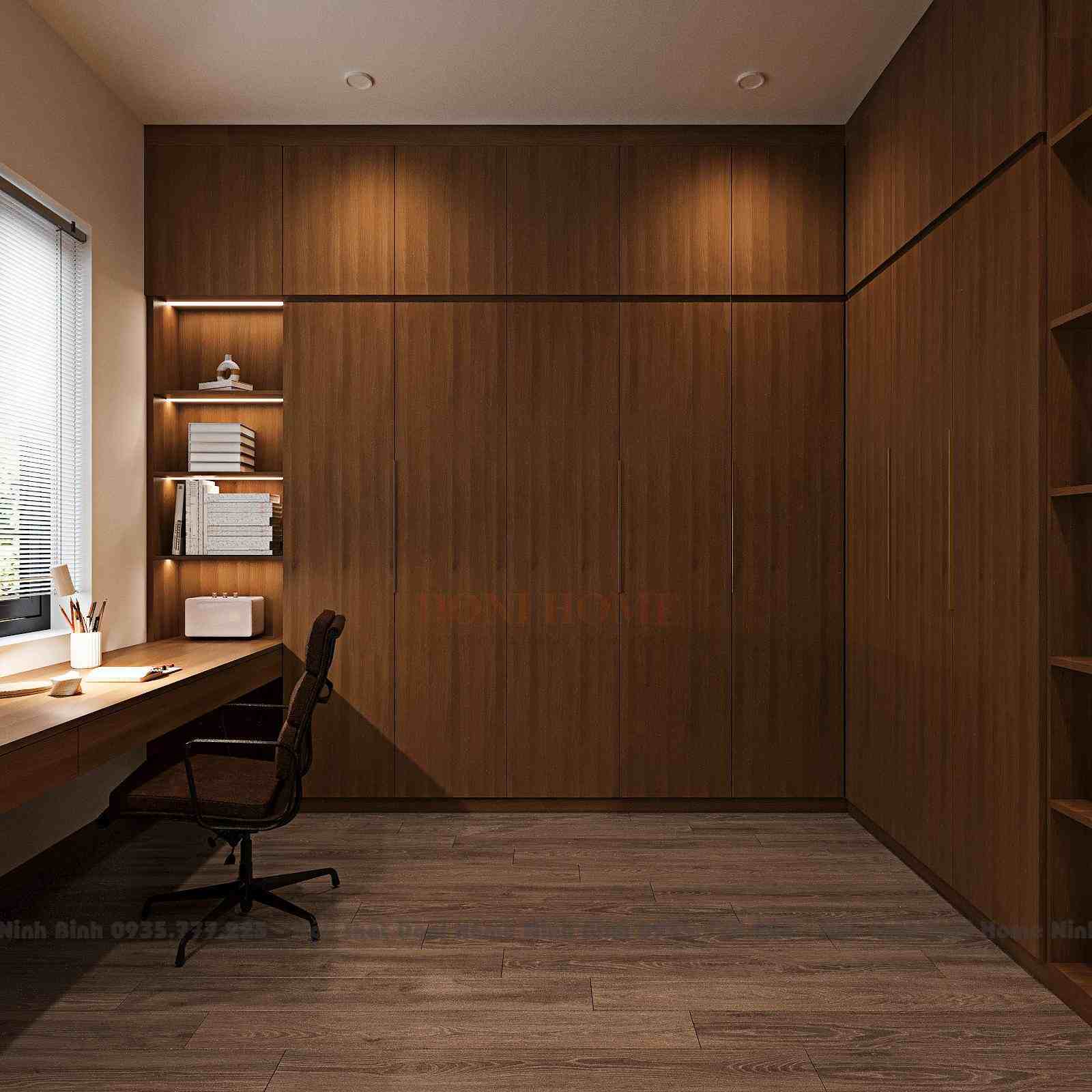 Tủ quần áo với 3 chất liệu tại một không gian TA05